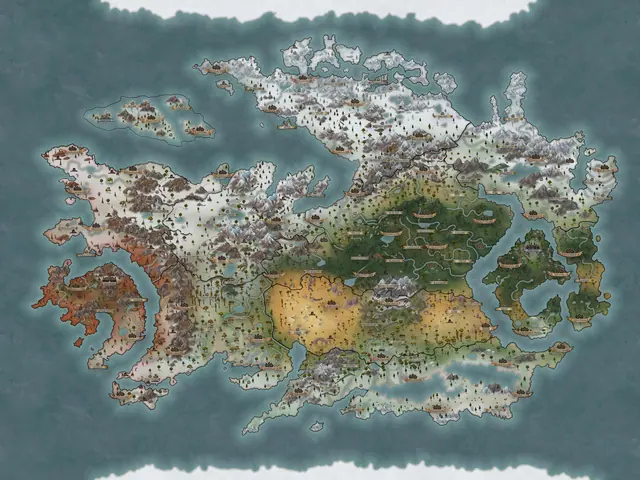 Map winter
